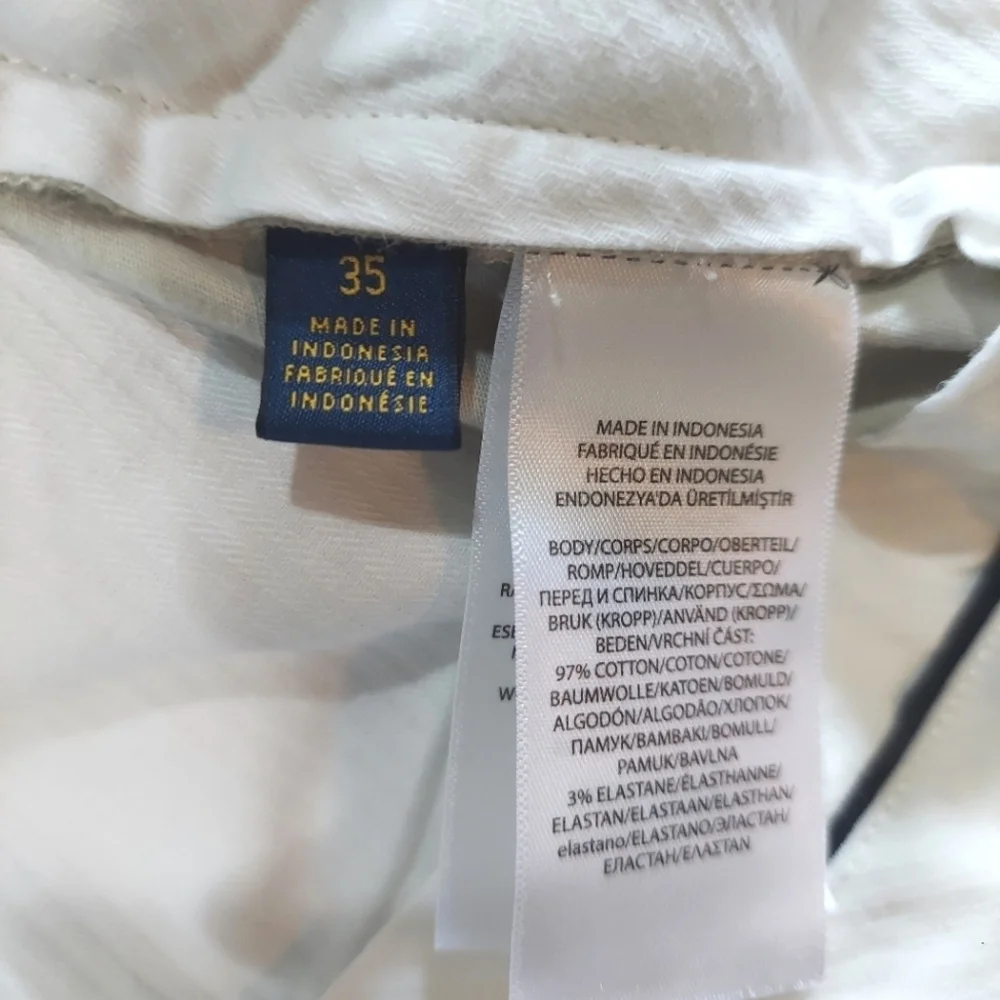 Polo Ralph Lauren Stretch Classic Fit Flat Front Shorts